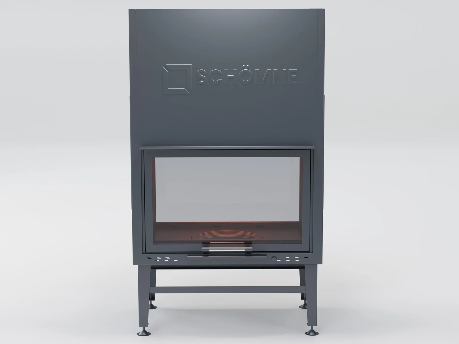 Elegance Asansörlü Şömine Haznesi Tünel 80 cm