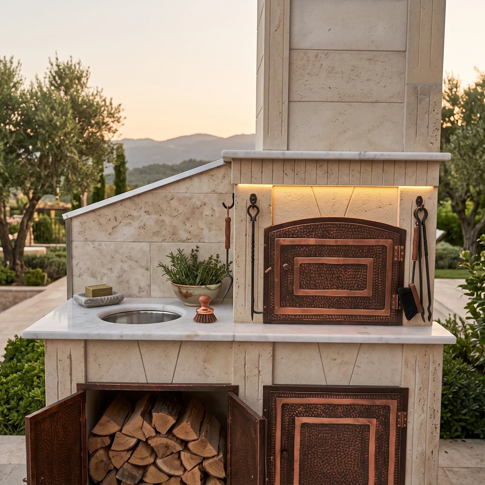 Sağ Tezgâhlı Barbekü
