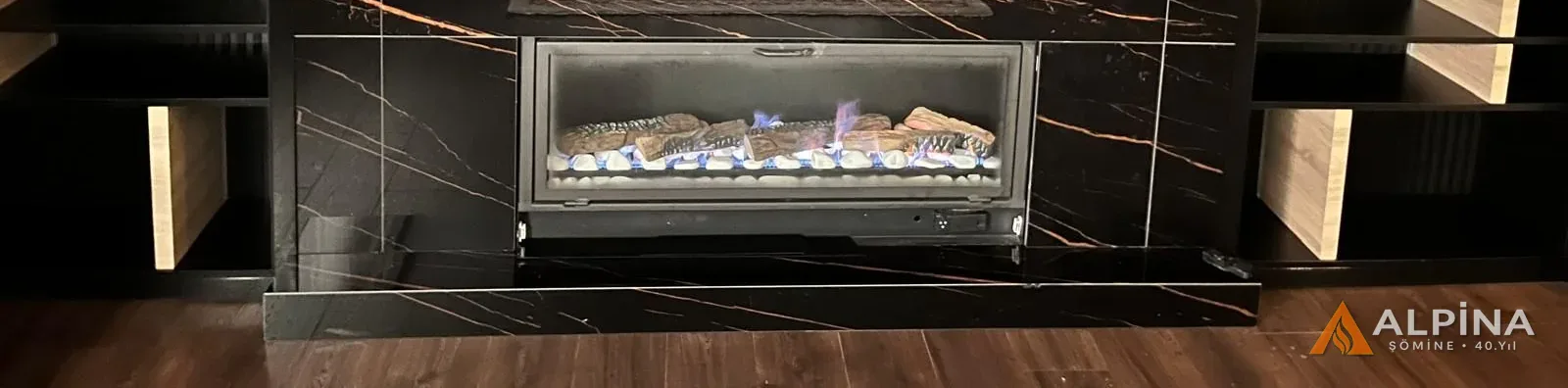Gazalpin 120 Düz Ekran Doğalgazlı Şömine 2 — Doğalgazlı, ürün kodu ALP-DG-0020