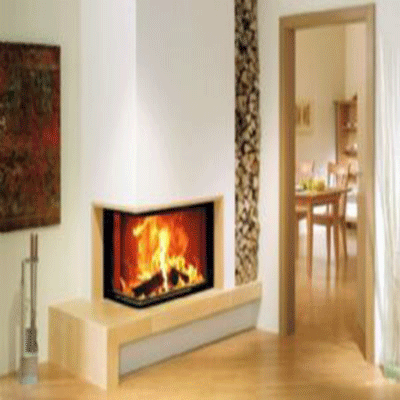 Modern Odunlu Şömine -MD22 1 80 lik Modern Odunlu Şömine