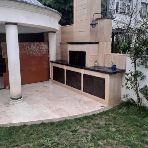 Barbekü Çift Tezgahlı  60