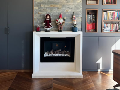 Doğalgazlı Şömine Teknik Detayları 12 dogalgazli modern somine ornek