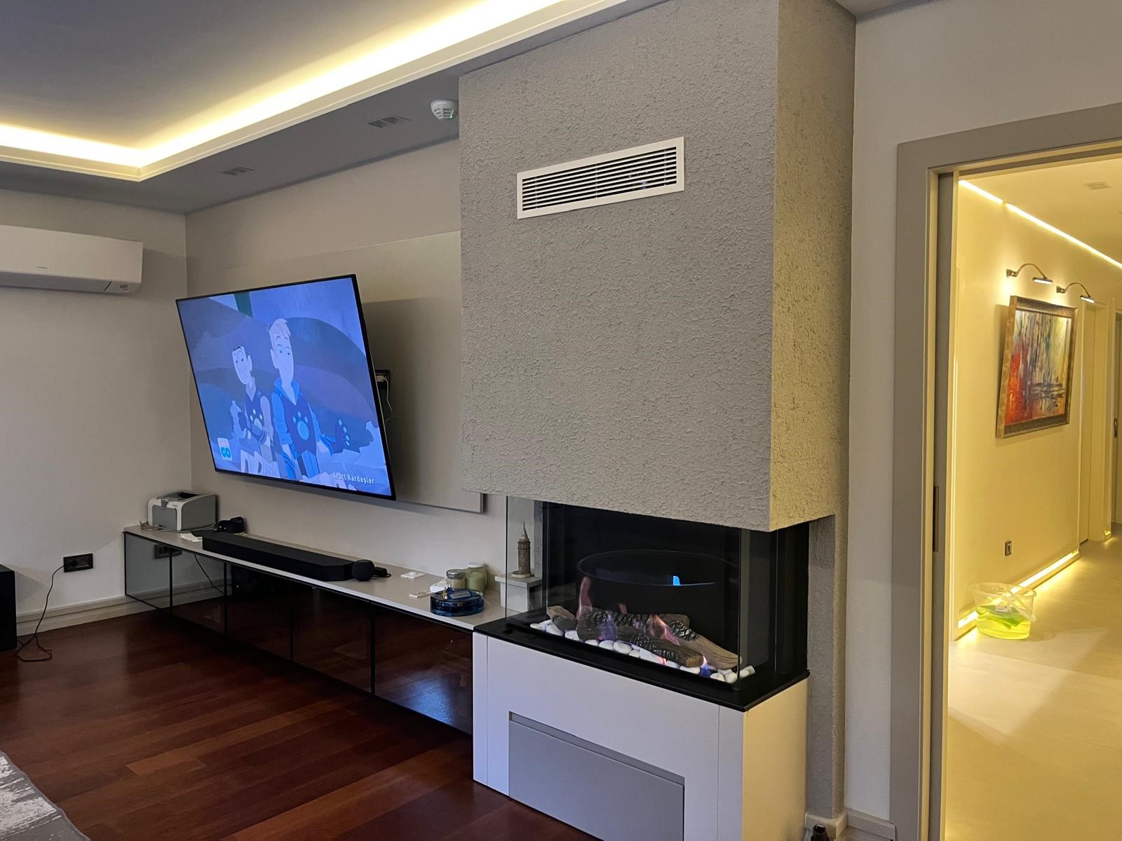 Gazalpin Özel TasarımTv Üniteli Şömine – GA124 1 Gazalpin Özel TasarımTv Üniteli Şömine – GA124